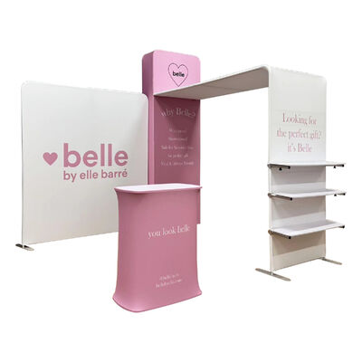 10x10ft Aluminum Tension Fabric Shelf Display Portable Advertising Promotion Exhibition Trade Show Booth