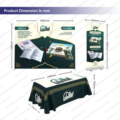 Easy Setup Exhibition Stand Reusable Trade Show Booth 10*10ft Custom Design Event Equipment Exhibition Booth