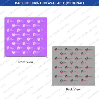 Exhibition Custom Logo Aluminum Tube Stand Banner Backdrop Durable Straight Tension Fabric Backdrop Display