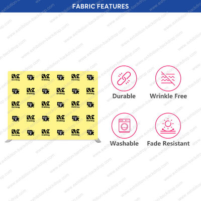 Custom Tension Fabric Backdrop For Exhibition Expo Stretch Tension Fabric Backdrop Trade Show Banner Display
