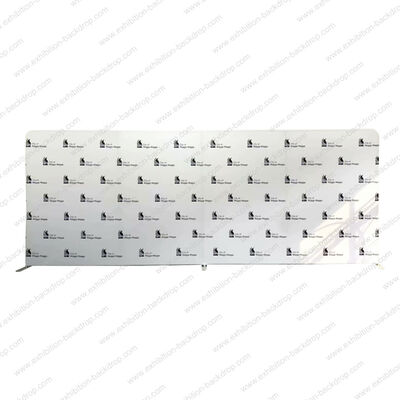 Durable 20ft Aluminum Tube Stand Custom Logo Fabric Banner Tension Fabric Display For Trade Show Fair