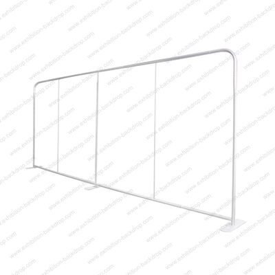 Durable 20ft Aluminum Tube Stand Custom Logo Fabric Banner Tension Fabric Display For Trade Show Fair