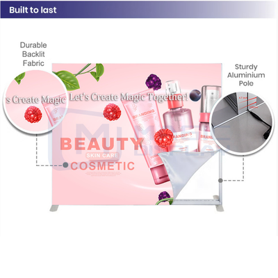 SEG Light Box Backlit Reception Desk LED Light Box Display Easy Build Light Box Exhibition Booth