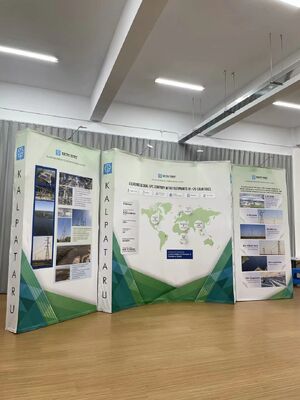 Trade Show Booth Portable 10x20ft Pop Up Display Backdrop Banner Stand Exhibition Counter Lightweight Durable with Customizable Graphics