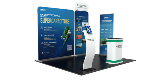 Magnetic Panel Exhibition Display Stand Enabling Fast Graphic Changes and Customization for Dynamic Trade Show Presentations