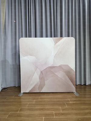 Portable  8X8ft Pillowcase Backdrop Offering High Visibility and Professional Appearance for Trade Shows Conferences and Events