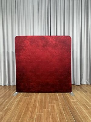 Portable  8X8ft Pillowcase Backdrop Offering High Visibility and Professional Appearance for Trade Shows Conferences and Events
