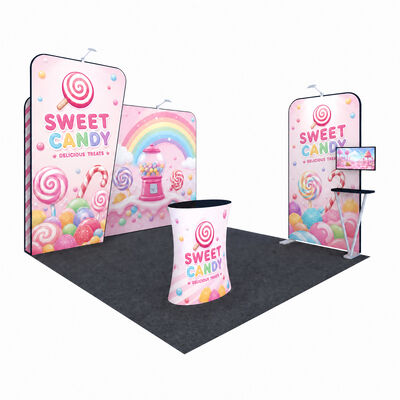 Smart Event Marketing Kiosk providing real time updates and personalized content delivery for dynamic event environments