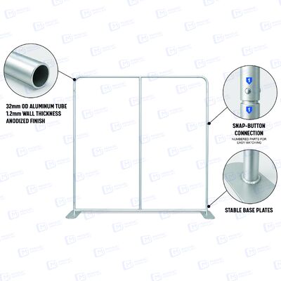 Tension Fabric Photo Booth Backdrop 8x8 Photo Booth Back Drops