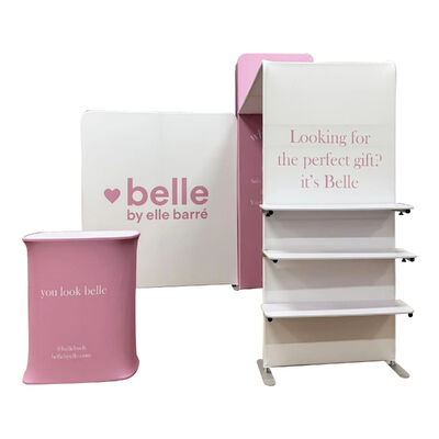 10x10ft Aluminum Tension Fabric Shelf Display Portable Advertising Promotion Exhibition Trade Show Booth